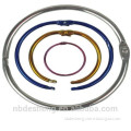 stainless steel round wire snap rings for shaft